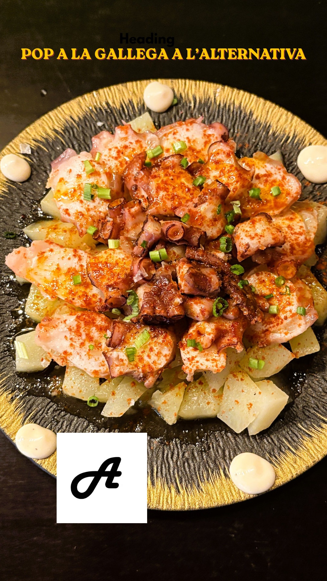 🐙 Pop a la Gallega a L’Alternativa Andorra — Tradició, sabor i un celler que enamora Hi ha plats que no fallen mai. I un és, sens dubte, el Pop a la Gallega, un clàssic de la cuina tradicional Gallega que a L’Alternativa preparem amb tot el respecte que mereix aquesta joia gastronòmica. El “polbo á feira” és molt més que un plat: és cultura, és origen, és la manera com les antigues “pulpeiras” servien el pop a les fires gallegues. Nosaltres en mantenim l’essència: pop tendre, patata bullida, oli d’oliva verge extra, sal gruixuda i pebre vermell — dolç o picant, com mana la tradició. Com el preparem a L’Alternativa Primer, el pop es tracta perquè quedi tendre i melós. Després, sé “l’espanta”: tres immersions ràpides en aigua bullent perquè mantingui la pell. Finalment, el tallem a rodanxes i el servim sobre patata, amb el toc just d’oli, sal i pebre. Un plat senzill, però d’una profunditat de sabor que enamora. 🍷 I per acompanyar-lo? El nostre celler… una autèntica sorpresa Si hi ha alguna cosa que fa especial L’Alternativa, a més de la cuina, és el nostre celler amb referències espectaculars a preus increïbles. Vins nacionals, internacionals, clàssics, descobertes i petites joies que no trobaràs fàcilment… i sempre amb una relació qualitat-preu que sorprèn tothom. Un bon pop mereix un bon vi. I aquí, el maridatge perfecte és fàcil de trobar. Vine a tastar-lo Si vols gaudir d’un plat tradicional fet com toca i d’un celler que enamora, L’Alternativa és casa teva. Reservar taula Descobrir el nostre celler Veure més plats de la carta #LAlternativaAndorra #PopALaGallega #CellerAmbEncant #CuinaTradicional #GastronomiaAndorrana